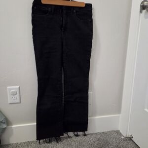 Madewell Black Cali Demi Bootcut Sz 27